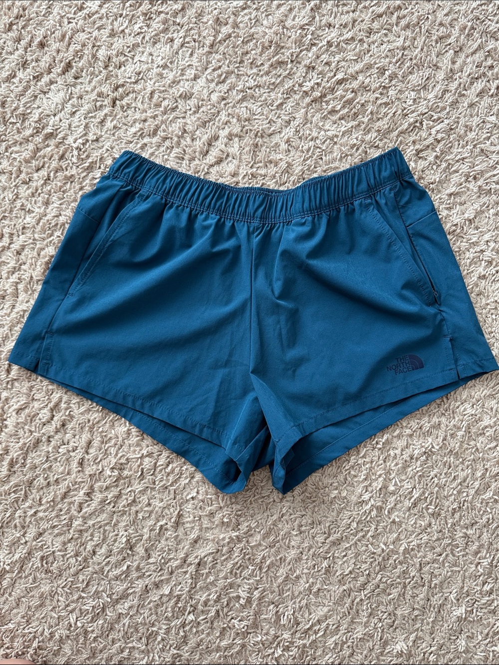 The North Face Teal Blue Women's Athletic Shorts